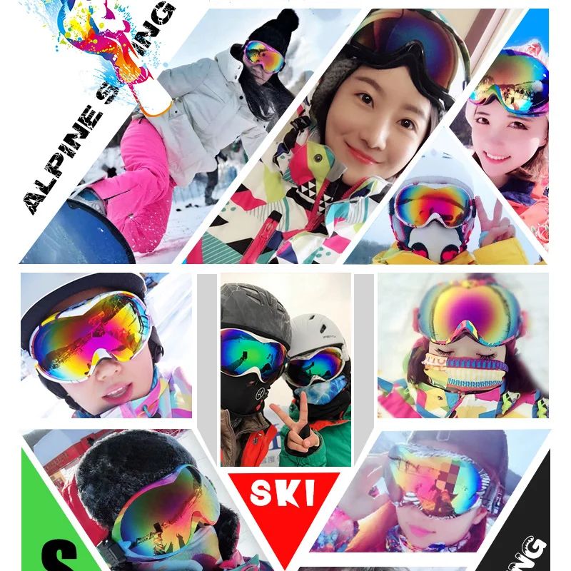 Onedoyee esquí UV400 máscara de esquí hombres mujeres nieve Snowboard gafas para principiantes con regalo libre mascarilla