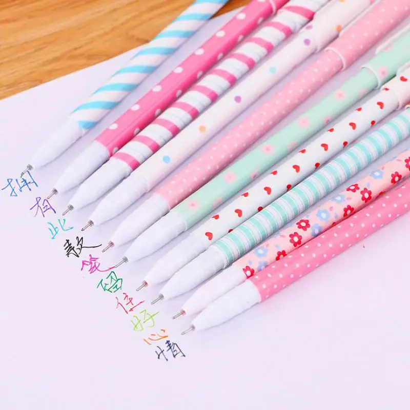 

Jonvon Satone 10 Colors Gel Pen With Box Kawaii Stationery Creative Color Neutral Pen Stationary Cute Office And School Supplies