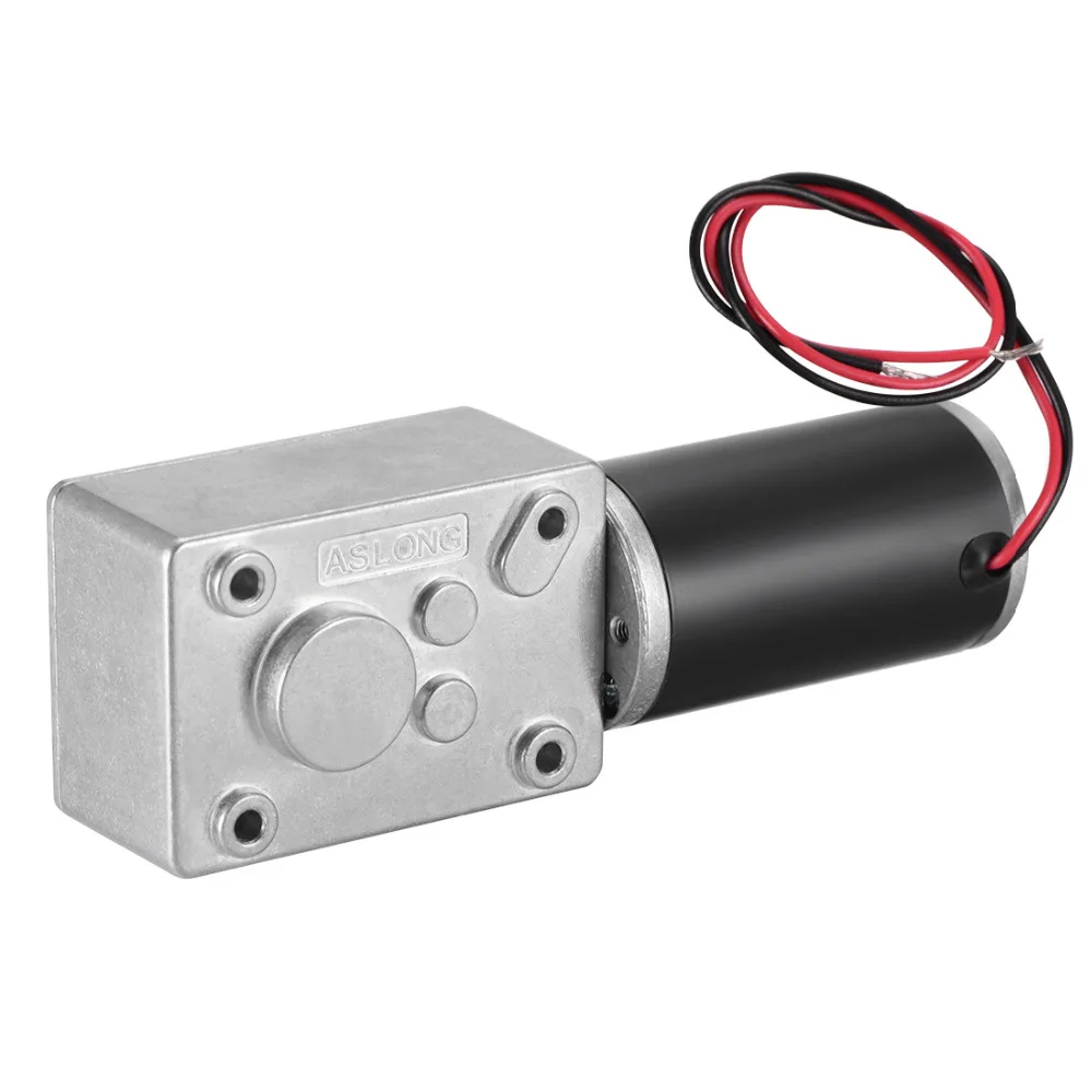 

UXCELL(R) 1Pcs 12V 160RPM DC Worm Gear Motor 3kg-cm Reversible High Torque Speed Reduce Turbine Electric gearbox motor 8mm Shaft