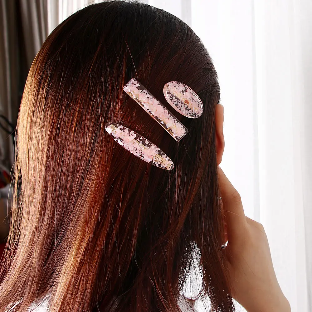 Helisopus розовая ракушка заколка для волос для женщин модная шпилька для волос милая ретро геометрическая заколка для волос для девушек аксессуары для волос