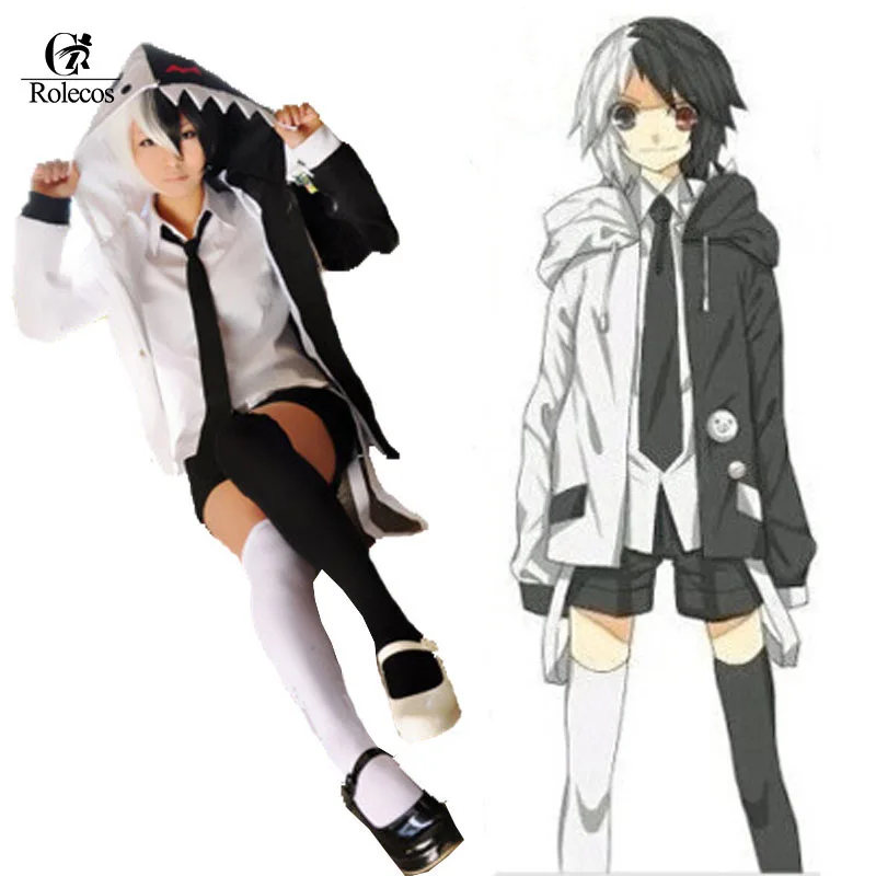 Customized Black and White Cosplay Anime Dangan Ronpa 2 