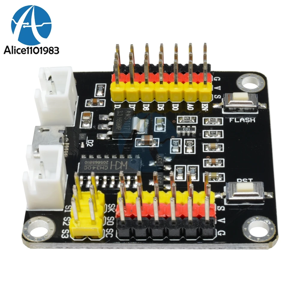 ESP8266 ESP 12 ESP12 12E CH340 CH340G беспроводной Wifi макетная плата MCU UART SPI антенна для Arduino NodeMCU