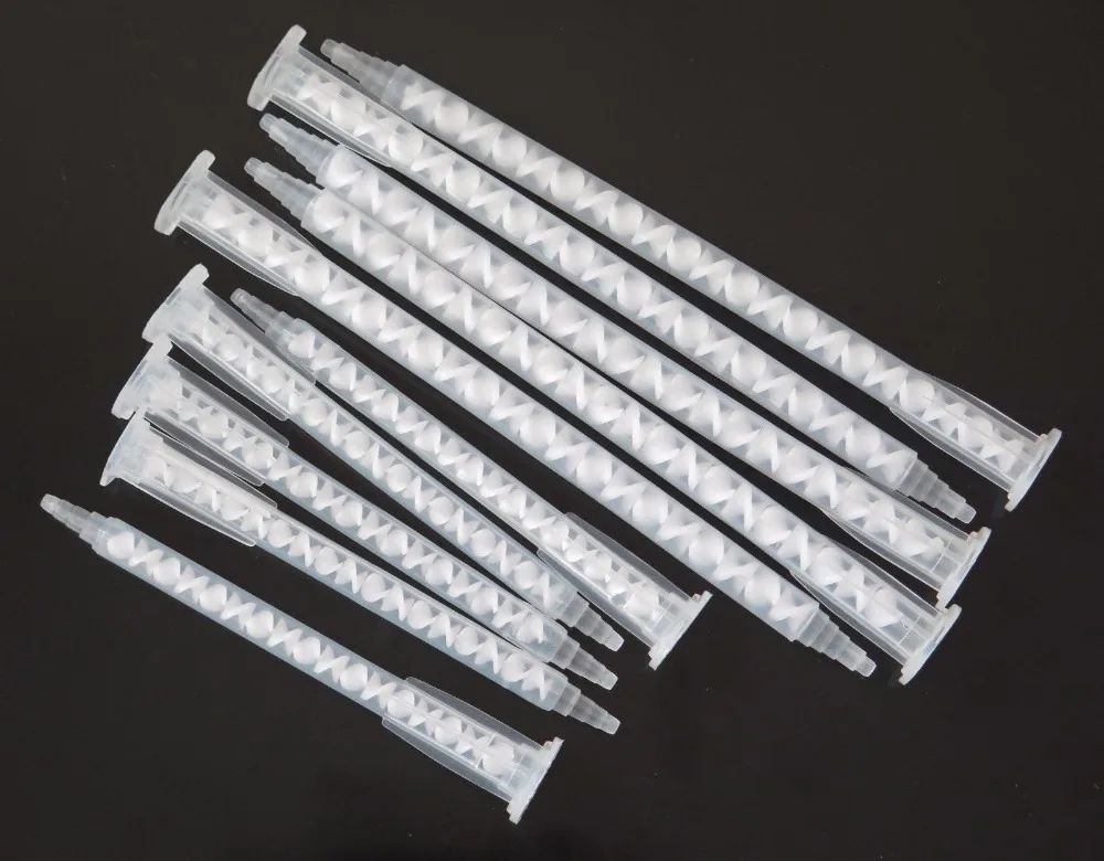 

Details about 50ML Dual Cartridge Epoxy Resin Gun Dispenser Static Mixer Mixing Nozzle