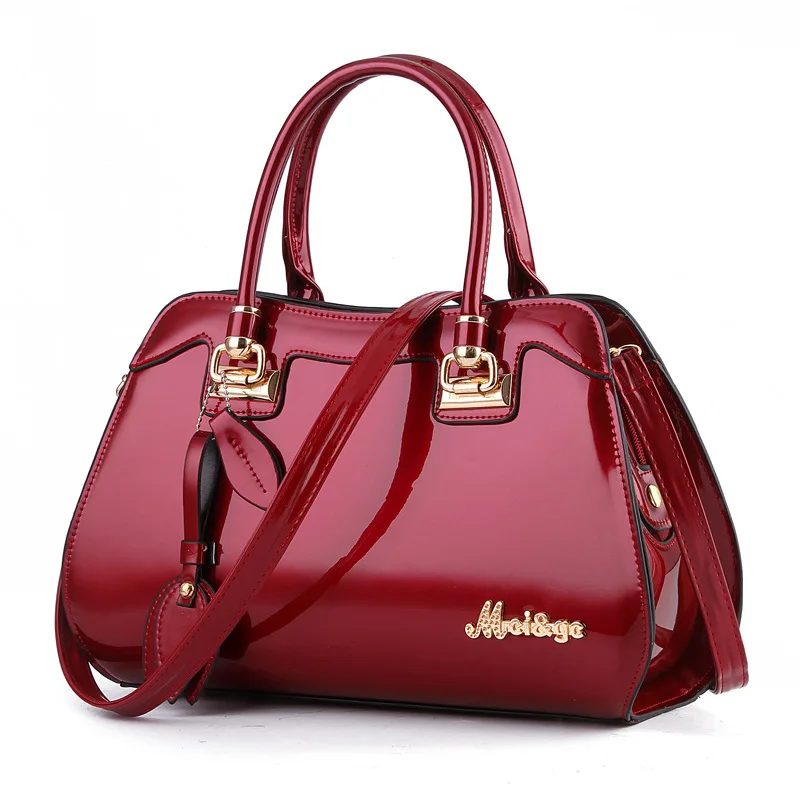 

Luxury Women Messenger Bags Tote Bags 2018 New Women Bags Famous Designer Brand Bags Women Patent PU Leather Handbags Feminina