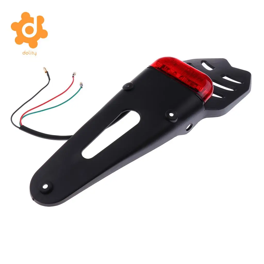 dolity Motorcycle LED Tail Brake Stop Light For Kawasaki KLR250 KLR650 KLX250 KX125