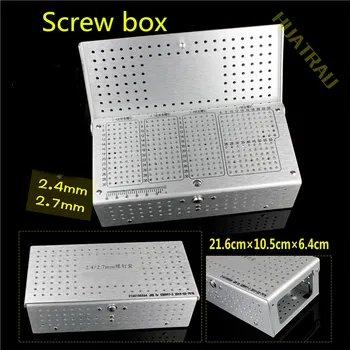 Price Orthopaedic Instrument Medical Radius Ulna Locking Instrument Kit 2.4 2.7mm Cortical Screw Bone Screw Storage Disinfectant Box