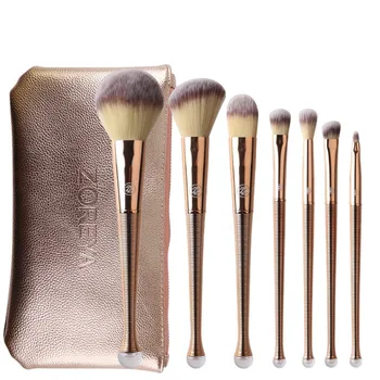 

7pcs Makeup Brushes Set Foundation Powder Blush Concealer Eyebrow Brush With Bag Cosmetics Tools
