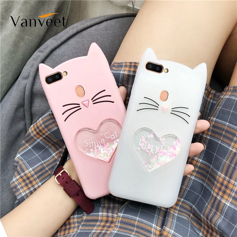

Glitter Star Cat Case For Xiaomi Redmi Note 5 Pro 4X 3 Case Liquid Quicksand Love Heart Cover for Xiaomi Redmi 4A 4X 6A S2 Mi A2