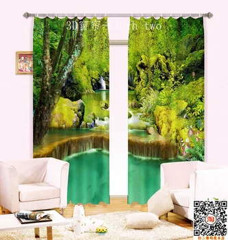 

Landscape 3d Curtains For Living Room Window Curtains For Bed Room Office Hotel Home Wall Tapestry High-precision Shade fabric