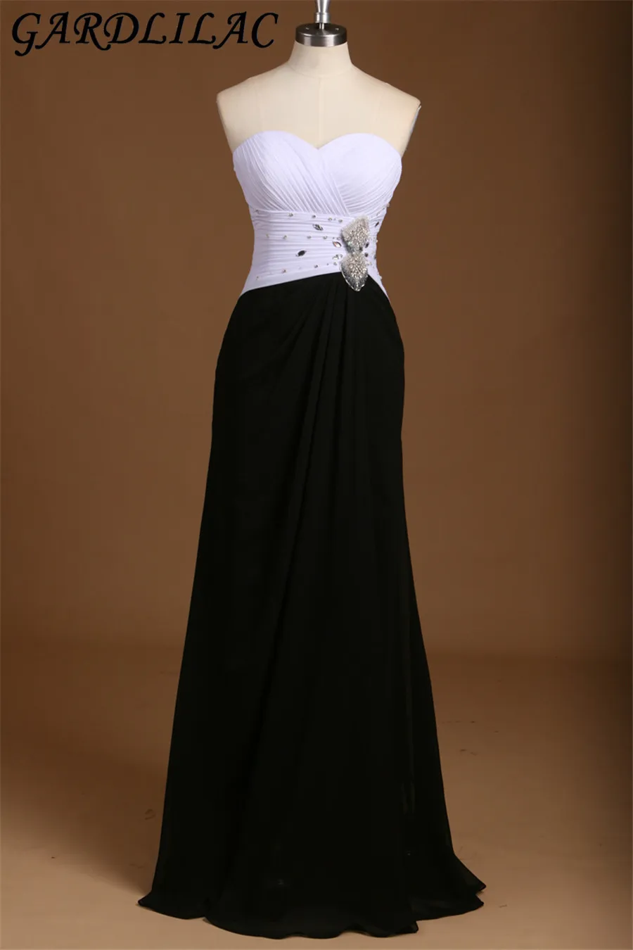 #^Special Price Chiffon kristallen A-lijn wit en black vloer lange evenning jurk uit de schouder sweetheart avondfeest jassen #^Special Price Chiffon kristallen A-lijn wit en black vloer lange evenning jurk uit de schouder sweetheart avondfeest jassen
