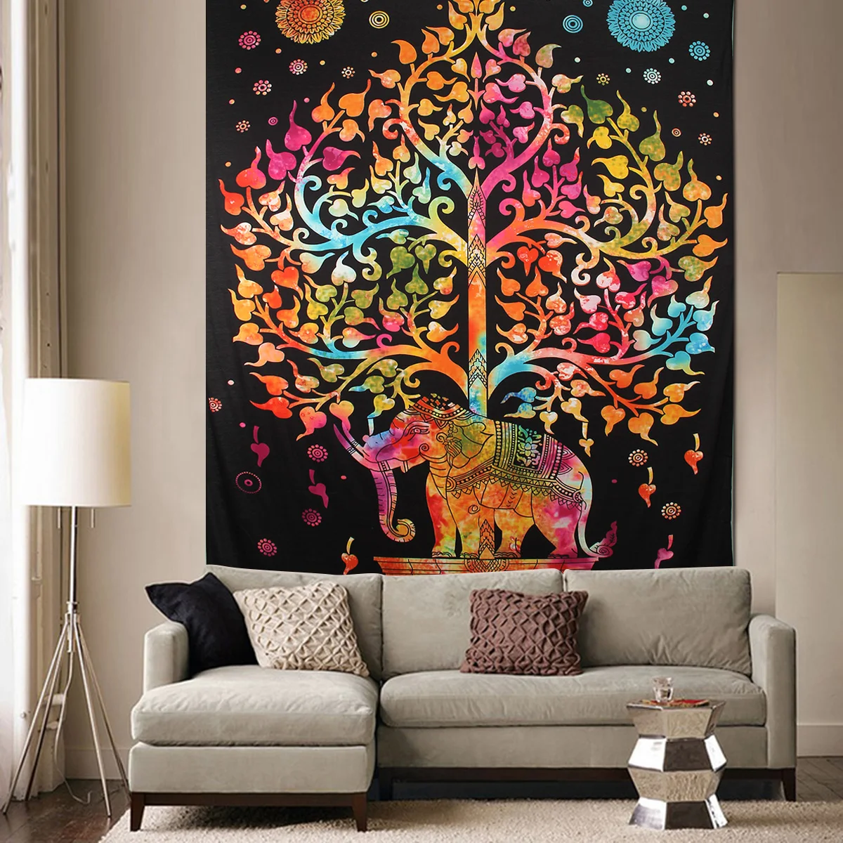 Elephant Mandala Tapestry Throw Towel Hippie Tapestry Floral Printed Home Decor Wall Tapestries Bedspread 210*150CM 27 Elephant Mandala Tapestry Throw Towel Hippie Tapestry Floral Printed Home Decor Wall Tapestries Bedspread 210*150CM 27