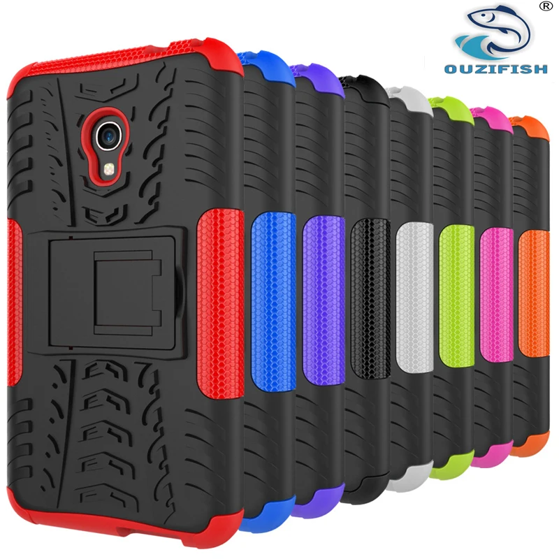 

OUZIFISH Cover For Alcatel One Touch Pixi 4 OT 5010 Case TPU & PC Stand Shockproof Mobile Phone Case For Alcatel 5010D Cover