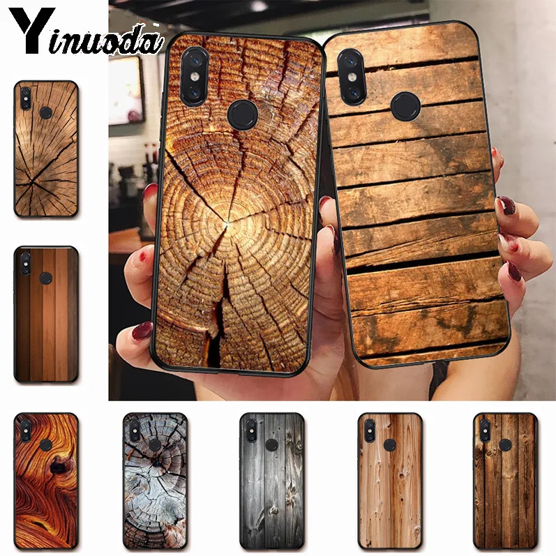 

Ynuoda Wood grain abstract texture Amazing new arrival phone case cover for xiaomi mi 8 se 6 note3 redmi 5 5plus note 5 case