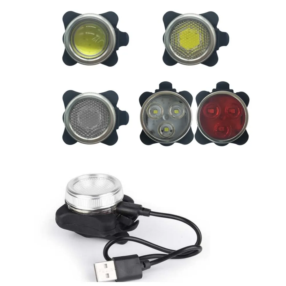 Rear Bike Tail Light USB Brake Sensing Ultra Light Bicycle Rear Light