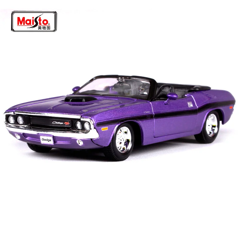 

Maisto 1:24 1970 Dodge Challenger R/T Convertible Diecast Model Car Toy New In Box Free Shipping 31264