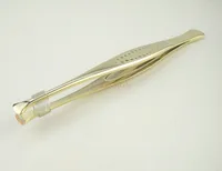 Professional Eyebrow Tweezer Forcep Round Tip Hair Remover Facial Makeup Tool False Eyelashes Clip Beauty Tools Stainless Steel 1