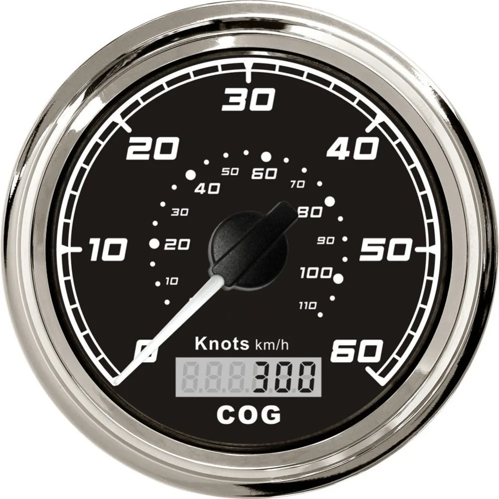 Купить 1 шт. Высокое качество 85 мм спидометры GPS 0 60knots ...
