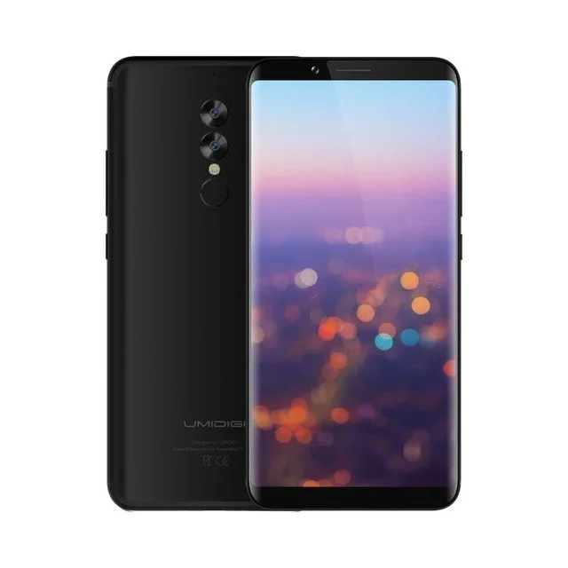 UMIDIGI S2 Lite 6," 18:9 полноэкранный мобильный телефон 5100 мАч 4 Гб Ram 16 Мп+ 5 Мп двойная камера Face ID Android 7,0 4G LTE смартфон - Цвет: black