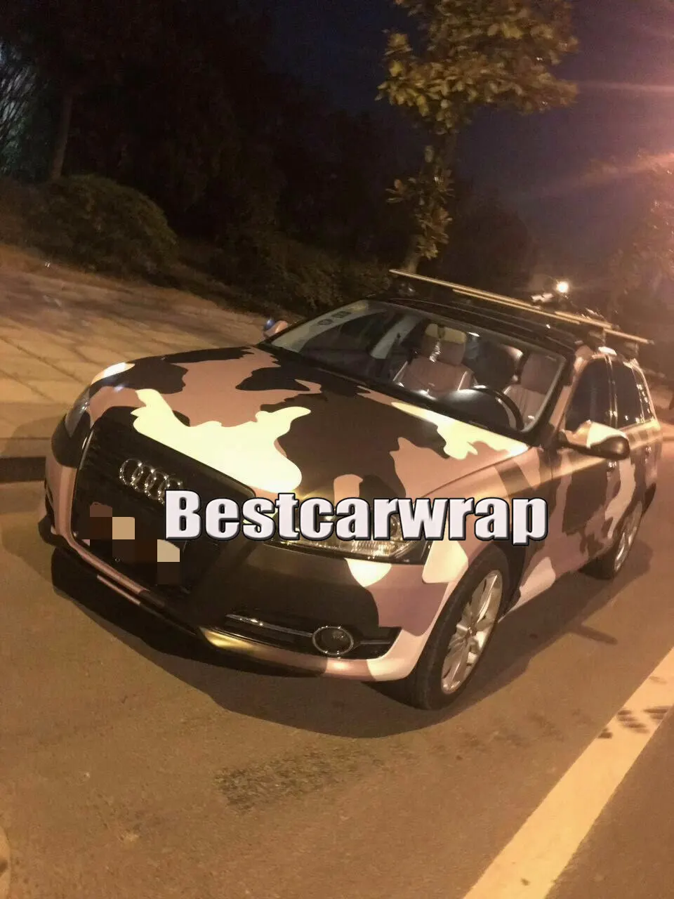 snow arctic tiger camo vinyl camouflage car wrapping foil 3m cast print vinyls (4)