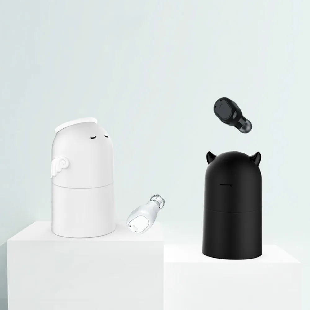Angel/devil невидимые Bluetooth наушники беспроводные стерео глубокий бас гарнитура с