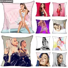 New Arrival Ariana Grande Pillow Cover Bedroom Home Office Decorative Pillowcase Square Zipper Pillow cases Satin