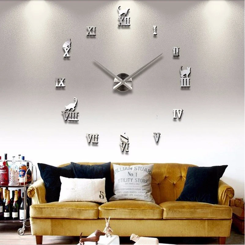 2018 Hot Sale 3d Mirror Big Wall Clock Modern Design Acrylic Living Room Quartz Needle Watch Masi Rui Clocks Free Shipping In From Home 2018 Hot Sale 3d Mirror Big Wall Clock Modern Design Acrylic Living Room Quartz Needle Watch Masi Rui Clocks Free Shipping In From Home