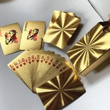 Quality Waterproof PVC Plastic Playing Cards Set Trend 54pcs Deck Poker Classic Magic Tricks Tool Pure Black Magic Box-packed