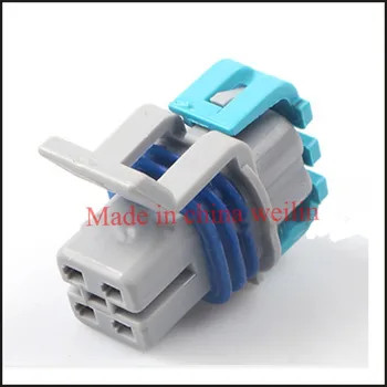 

50SET auto female Connector plug terminla jacket auto Plug socket 4 pin Oxygen sensor wiring harness plug DJ7044A-1.5-21