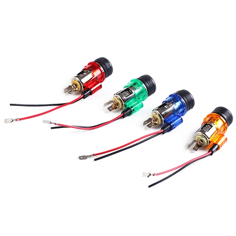 

Universal 12V Car Cigarette Lighter Assembly Socket Power Outlet Top Quality