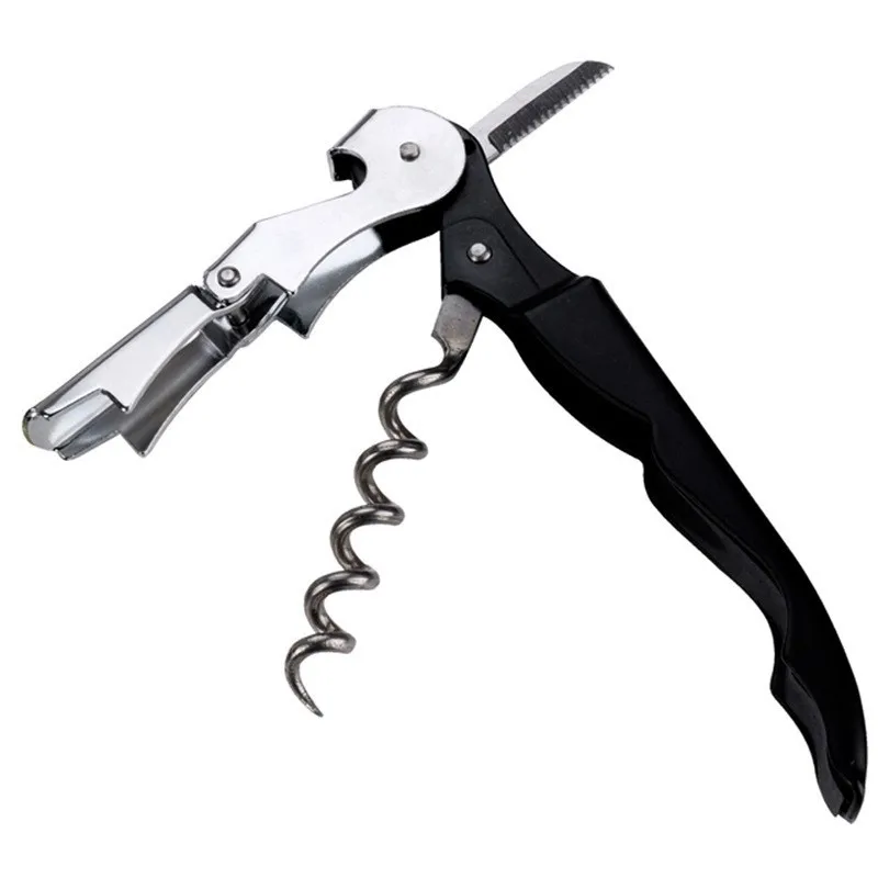 Double Hinged Bottle Opener Beer Corkscrew Hippocampus Knife Red Wine