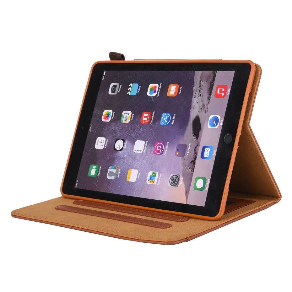 Для ipad 2018 чехол роскошный бизнес Pocketbook PU кожаный полный защитный умный для air 2 pro 9