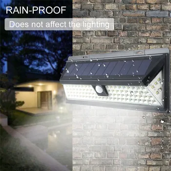 

sxzm 90LEDS 1000LM 3 Modes Garden Solar LED Lights 270 Degree PIR Outdoor Motion Sensor Solar Lights Wide Wall Angle LED Lamp