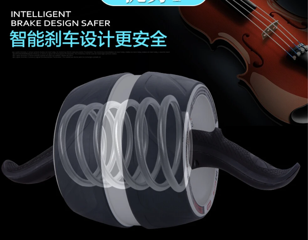 

Abdominal Muscle Round Belly Fitness Equipment Household Roller Wheel Motion Sports Abdomen Abdominal Wheel