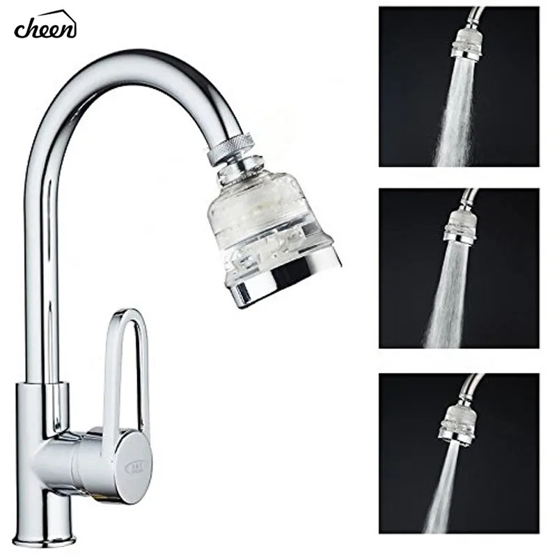 

Cheen 3 Modes Faucet Aerator Flexible Water Saving High Pressure Filter Sprayer Nozzle 360 degree Rotate Diffuser Aerator M24F22