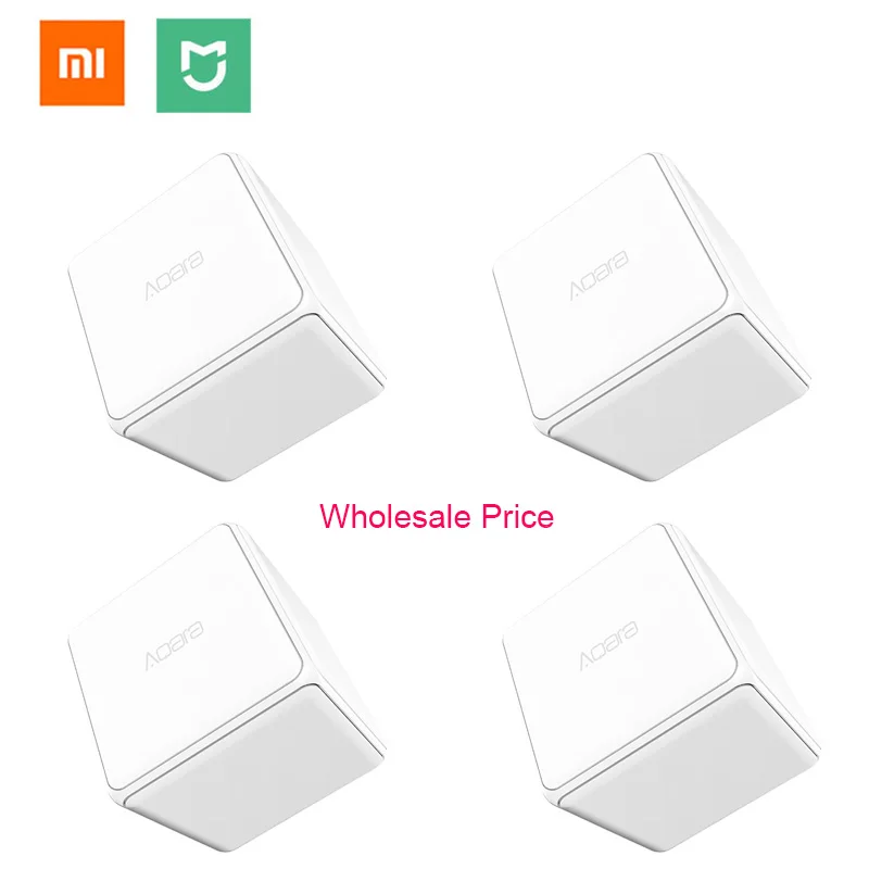 

Xiaomi MI Aqara Magic Cube Controller Zigbee Version Controlled by Six Actions For Smart Home Device work with mijia home app