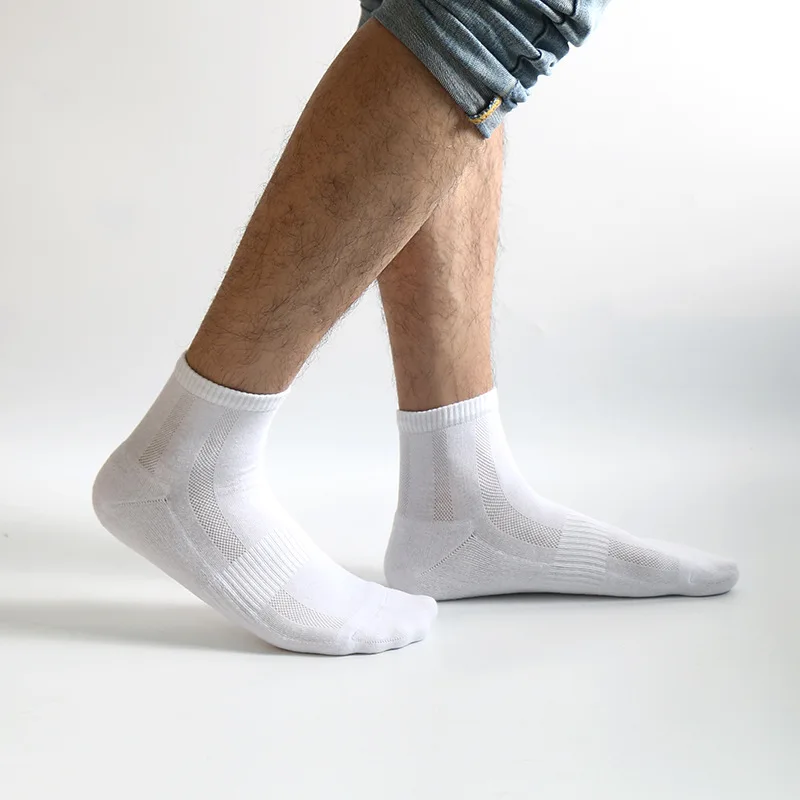 Branded New 5 Pairs/Lot Winter Men Dress Socks Combed Cotton Striped