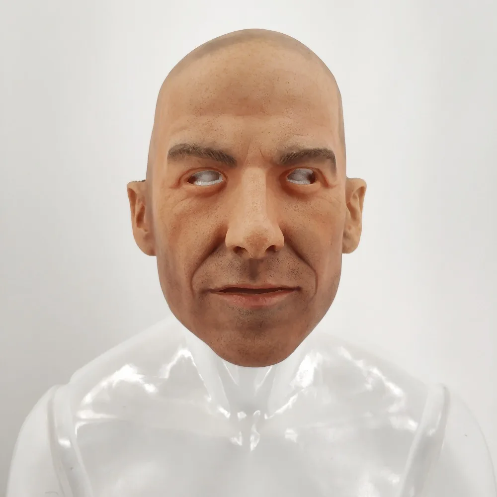 

Super Realistic! Silicone David Beckham Head Mask