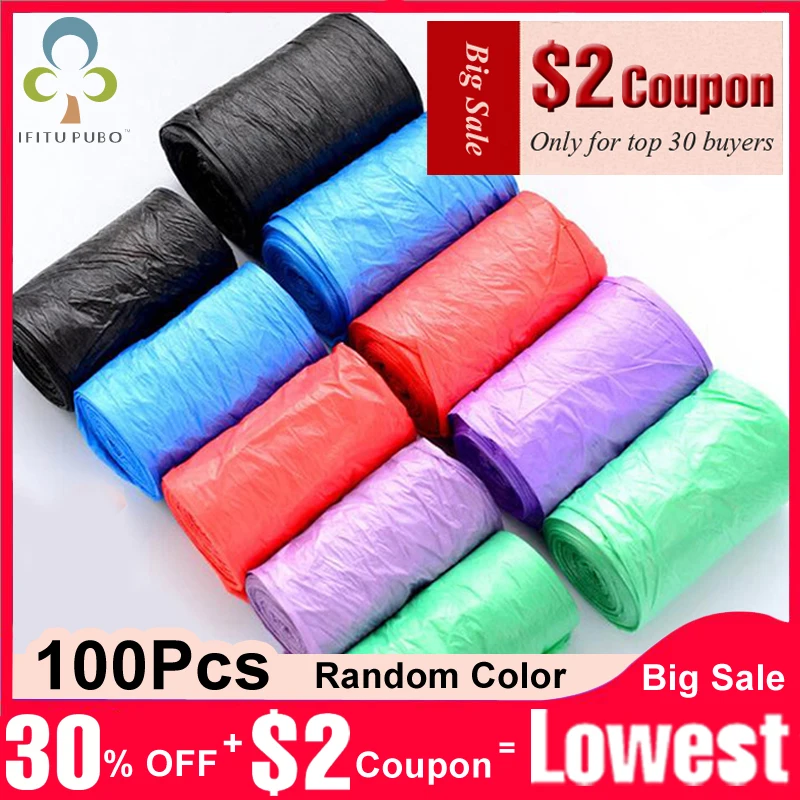 2 Rolls Garbage Bags Convenient Environmental Cleaning Waste Bag