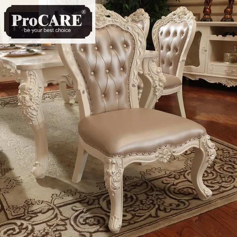 European Style Dining Chair, Solid Wood Dining Chair,