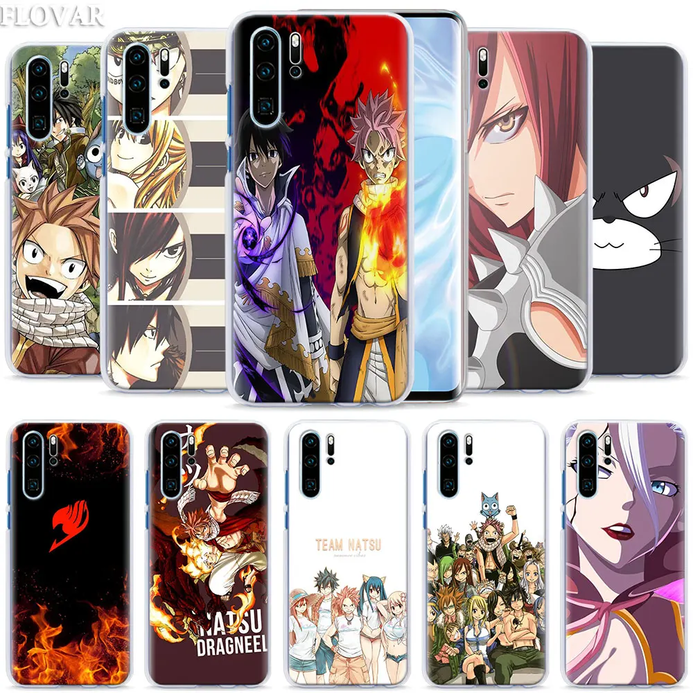 

Anime Manga Fairy Tail Phone Case coque for Huawei P30 Pro P10 P20 P30 Lite P8 P9 Lite P Smart Plus case