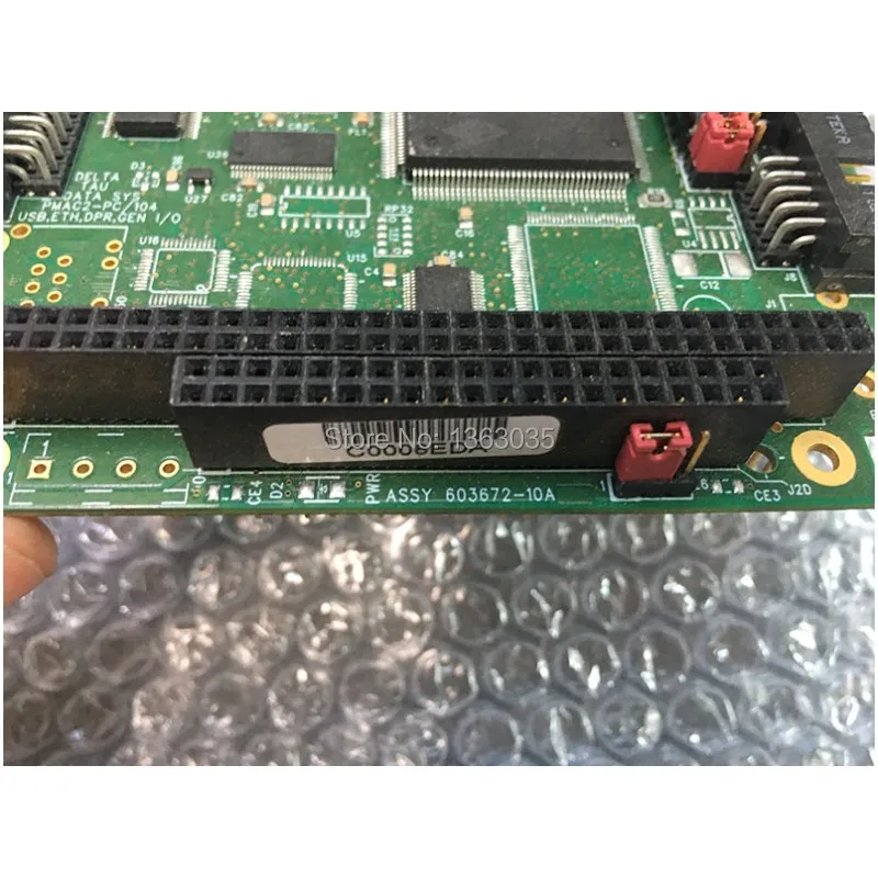 DELTA TAU DATA SYS PMAC2-PC/104 USB. ETH. DPR. GEN I/O ASSY 603672-10A Промышленная материнская плата cpu карта протестированная Рабочая