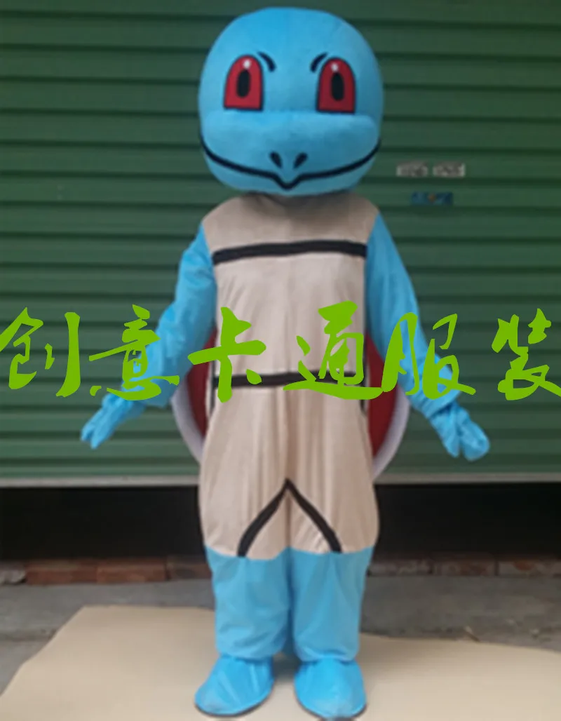 

Squirtle Turtle Mascot Costume Pokemon Birthday Party Cartoon Character Fancy Dress Halloween Outfit Suit Adult