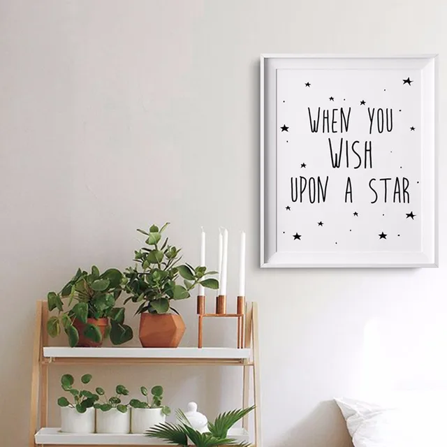 Stars Quotes Kids Poster Nursery Print Art Wall Picture Oil Stars Quotes Kids Poster Nursery Print Art Wall Picture Oil Painting Canvas Prints
