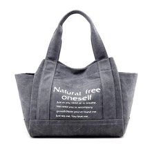 Fashion Trend 2017 Brand Designer Canvas Letter Print Handbag Women Large Capacity Totes High Quality Shoulder Bag