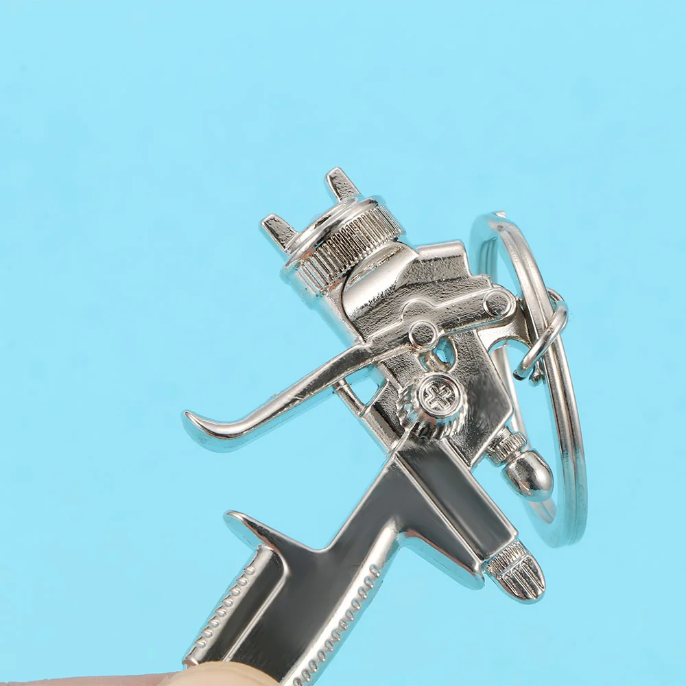 Креативный металлический водяной пистолет брелок стиль пистолет для распыления воды брелок маленький кулон Сувенирный брелок для ключей сумки аксессуары