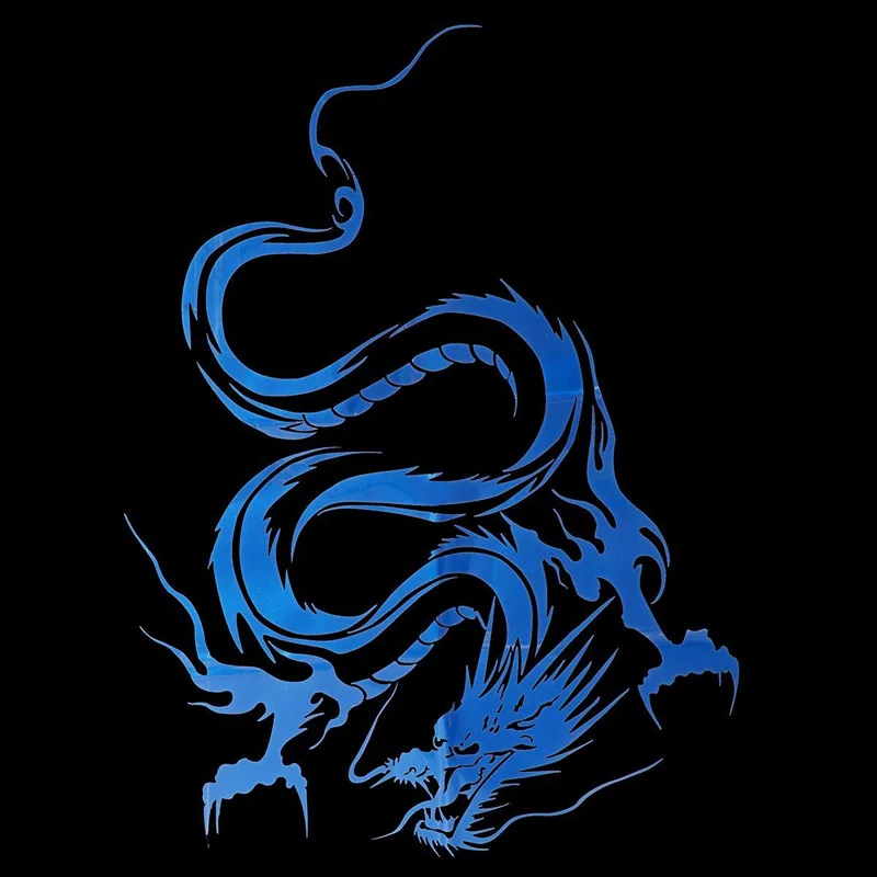 Cool Car Hood Body Sticker Chinese Dragon Sticker Car Head Body Vinyl Graphic Wrap Decal Racing Sport Reflect Vinyl Decal Car-styling (5)