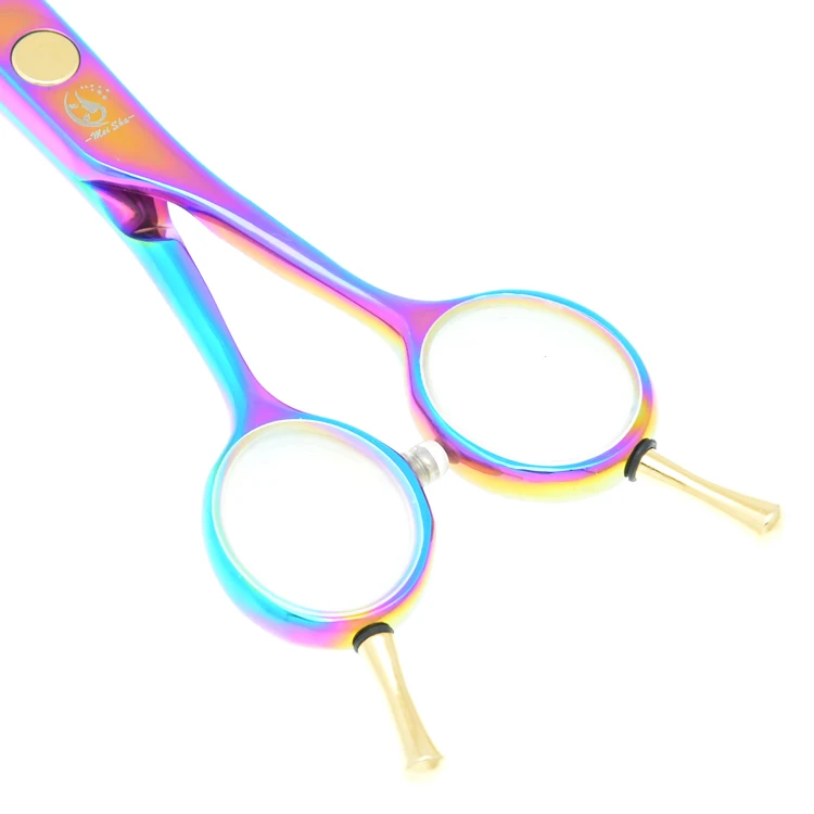 5,5 дюймов Meisha Профессиональные Парикмахерские филировочные ножницы JP440C 62HRC парикмахерские Красочные ножницы для салона или домашнего использования HA0003