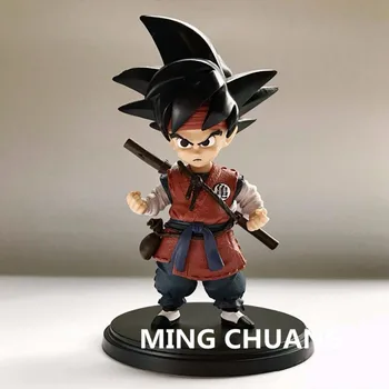 

Dragon Ball NEW Hot Super Saiyan Son Goku Childhood Kakarotto PVC 16CM Action Figure DBZ Akira Toriyama Model Toys BOX J163