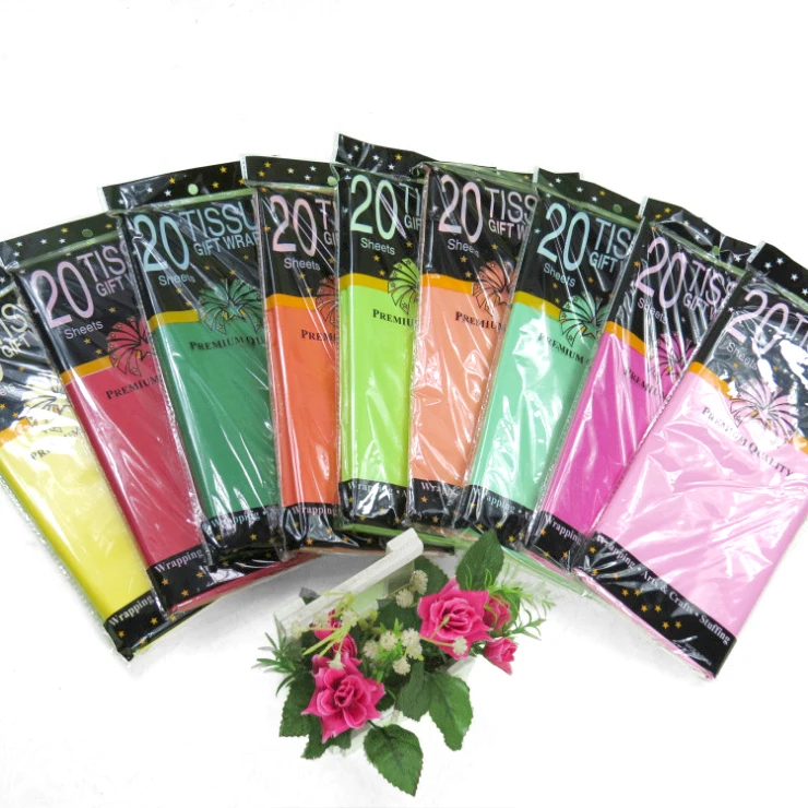 gift tissue paper flowers