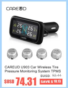 TP620 профессиональный беспроводной смарт TPMS 12 В в реальном времени цифровой контроль давления в шинах Система сигнализации давления в шинах автомобильное зарядное устройство